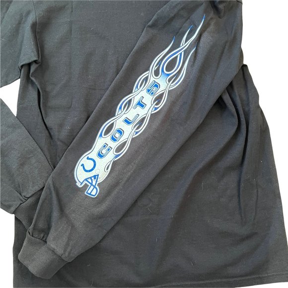 NWT New Old Stock Vintage NFL Indianapolis Colts Flame Graphic Long Slee… - Picture 3 of 8